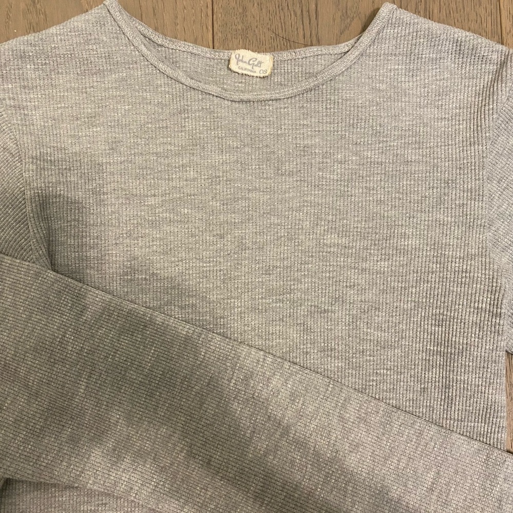 john galt thermal cropped long sleeve